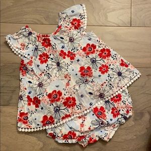 Nautica 2 piece bloomer set